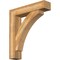 Ekena Millwork Thorton Block Rough Sawn Bracket w/ Offset Brace, Western Red Cedar, 8"W x 36"D x 40"H BKT0806X36X40THR05RWR - alternate 1